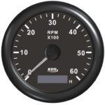 ΣΤΡΟΦΟΜΕΤΡΟ 6000RPM ΨΗΦΙΑΚΟ ΩΡΟΜΕΤΡΟ ΑΝΟΞΕΙΔΩΤΟ ΜΑΥΡΟ