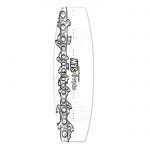 WAKEBOARD 140cm ÷ 42,5cm PRO CHAINSHOW