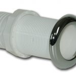 ΥΔΡΟΡΡΟΗ ΠΛΑΣΤΙΚΗ ΜΕ ΑΝΟΞ. ΣΤΕΦΑΝΙ L115x Φ42 mm  ΛΕΥΚΗ